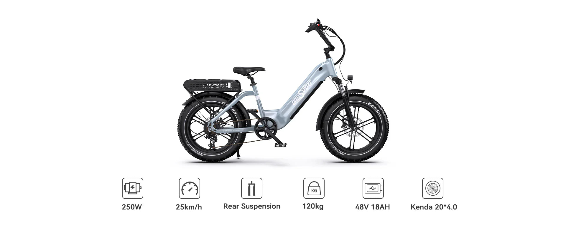 ONESPORT OT08 Vélo électrique fat bike
