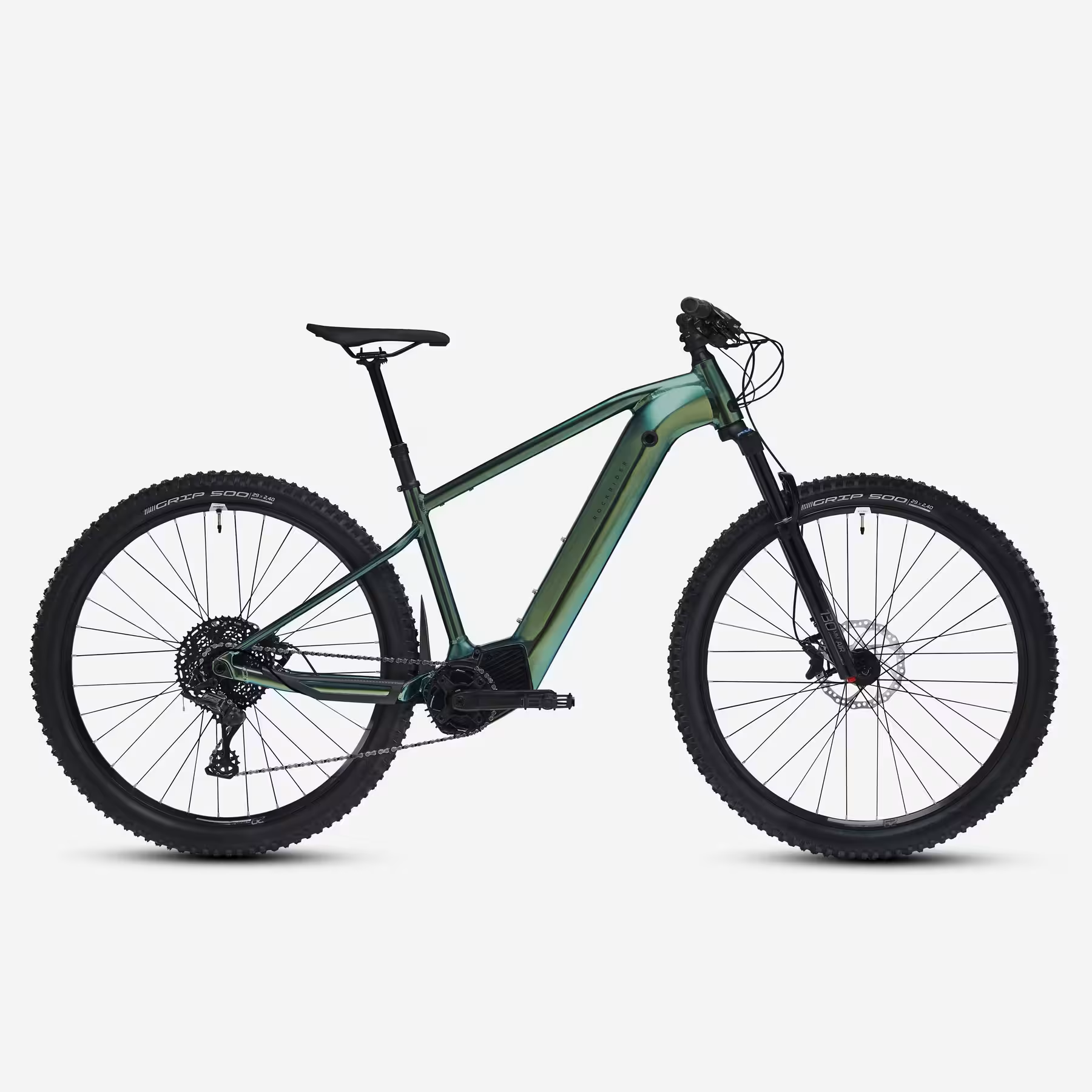 VTT électrique semi rigide ROCKRIDER 29" - E-EXPL 700 Vert bouteille