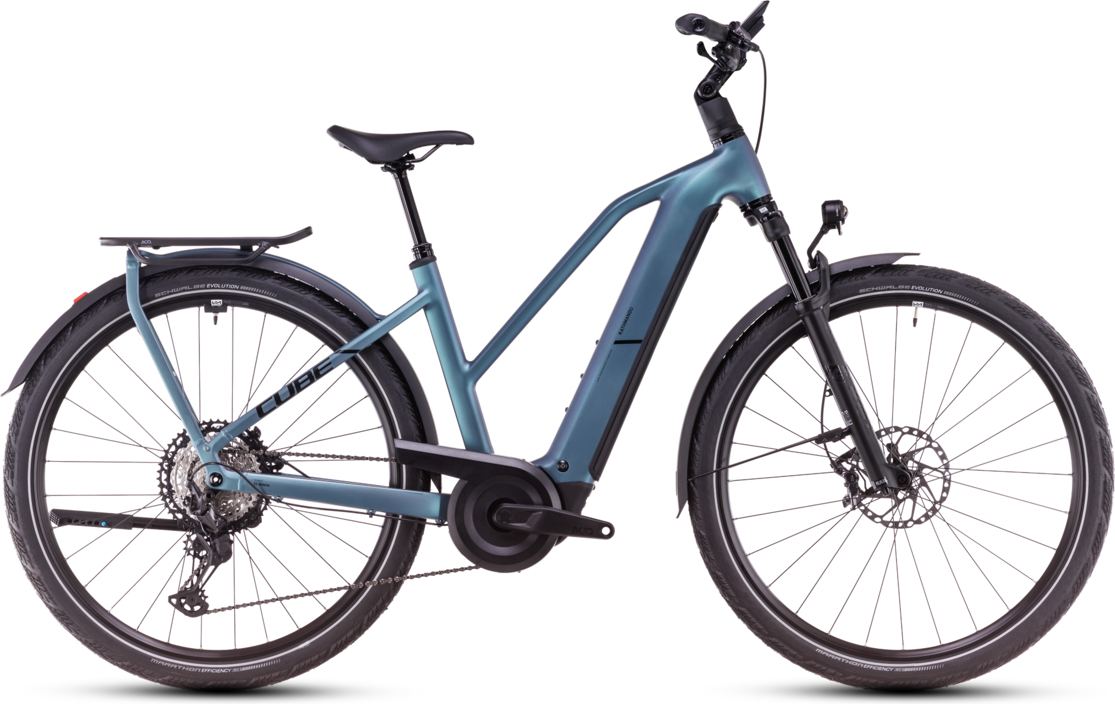 Cube Kathmandu Hybrid SLX 800 Trapeze 800 smaragdgrey´n´black
