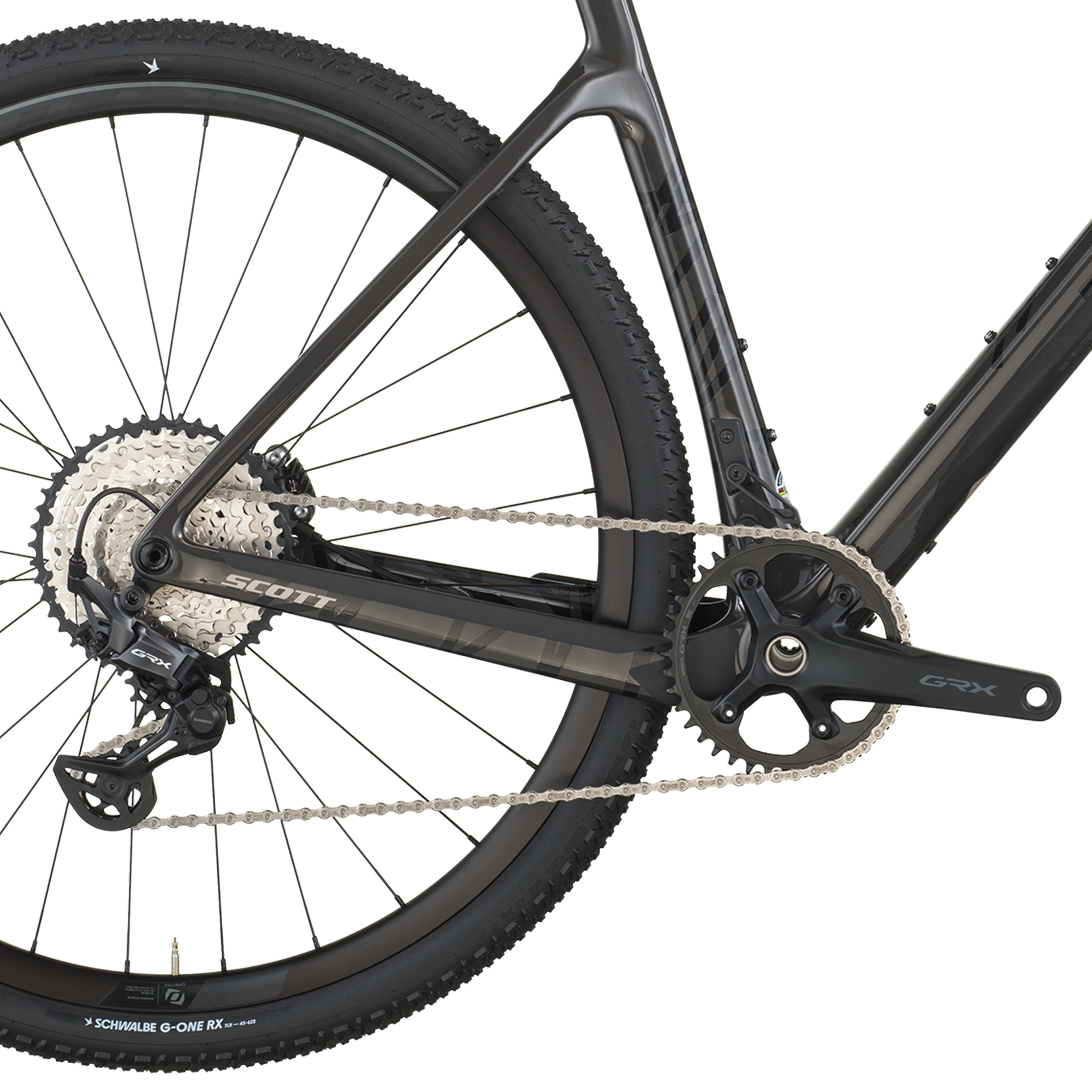 Scott Addict Gravel 30 carbone noir
