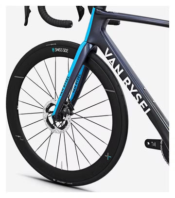 Vélo de Route Van Rysel RCR Pro Team Shimano Dura-Ace Di2 12V 700 mm Bleu Decathlon AG2R La Mondiale
