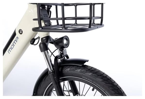 MOMA BIKES Cargobike Electrique Compactail SHIMANO 7v jusqu'a 100 km Baterrie 48V15Ah