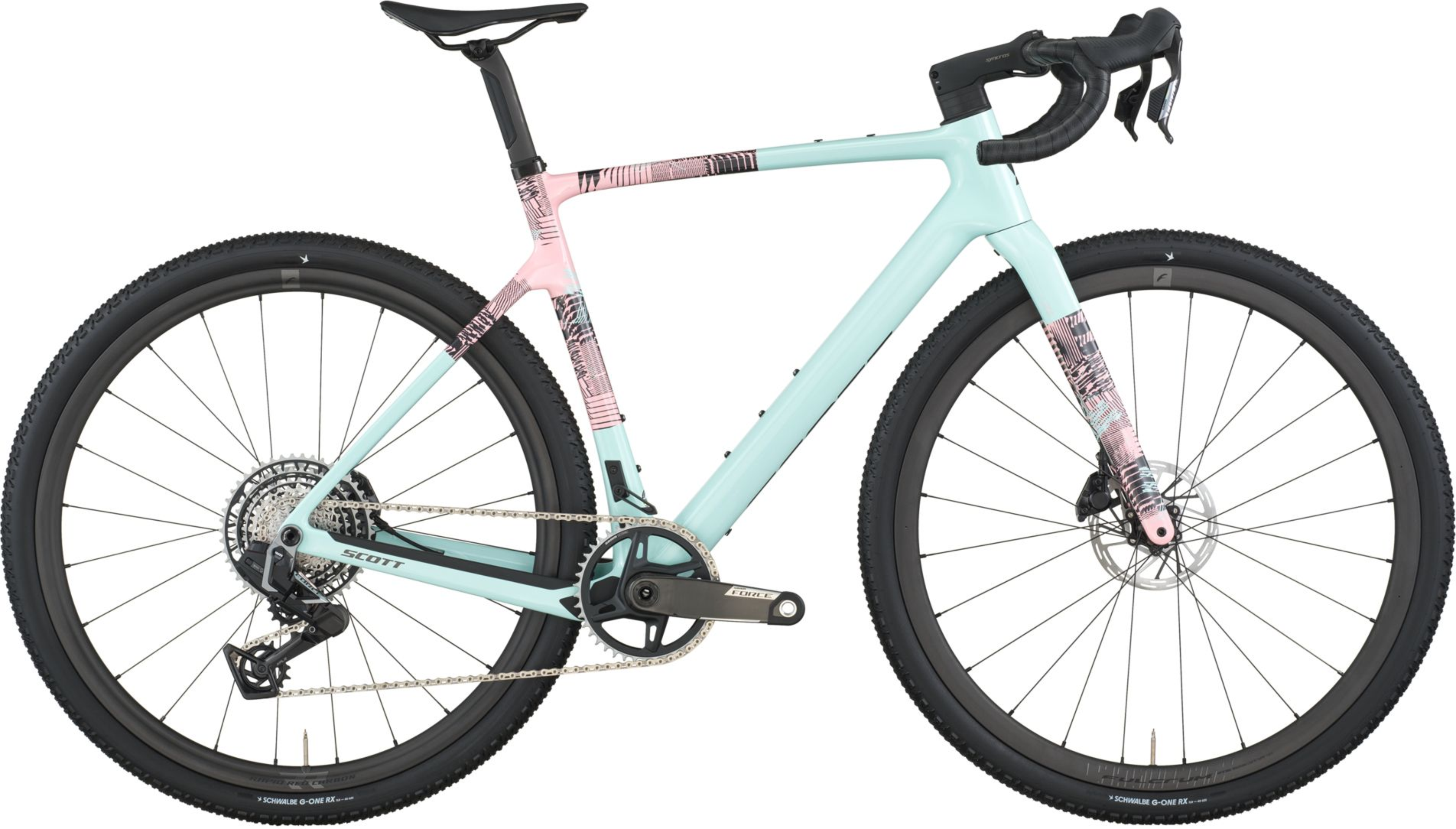 Scott Addict Gravel 10 gelato bleu/gelato rose