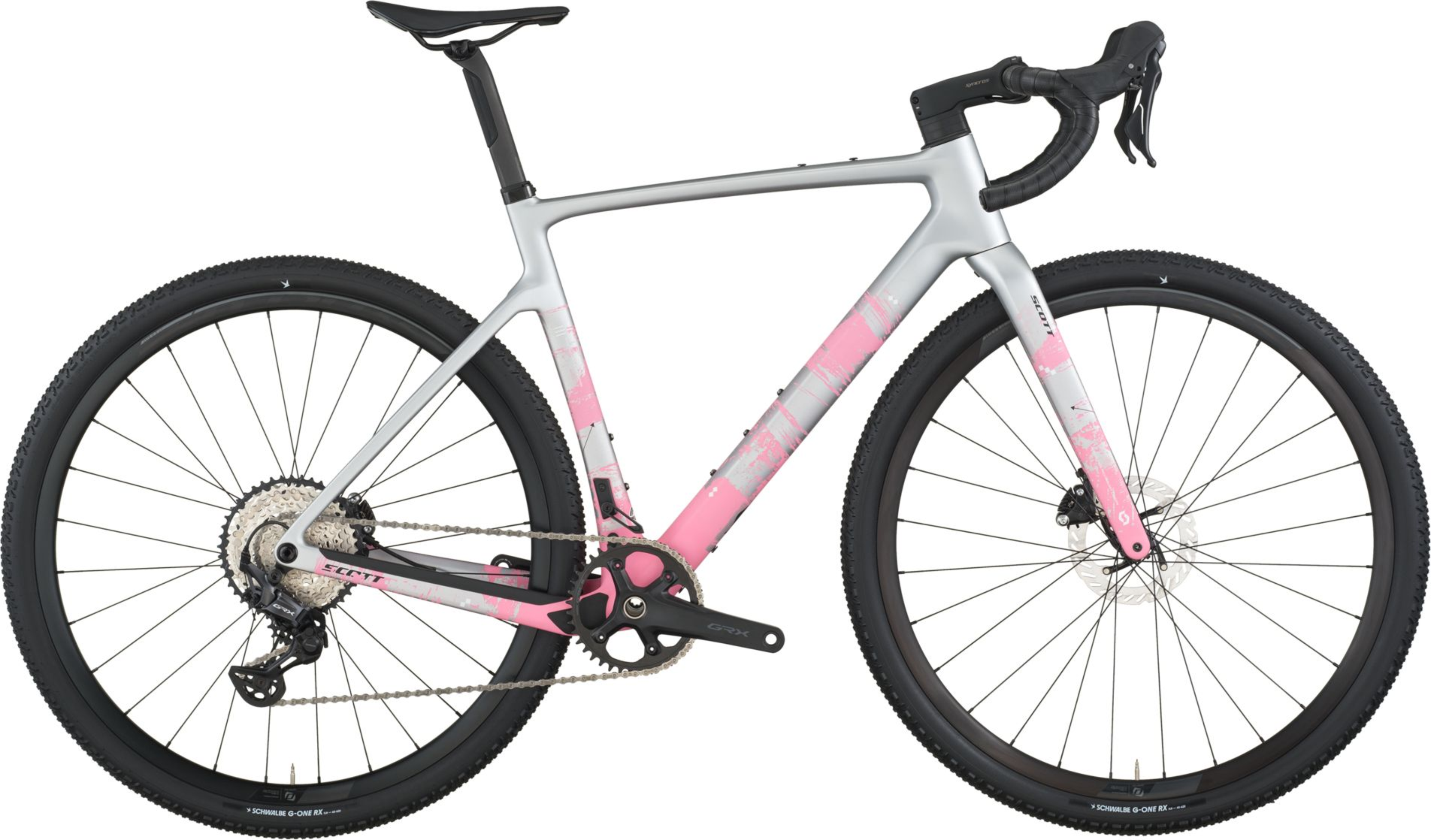 Scott Addict Gravel 30 gris carbone
