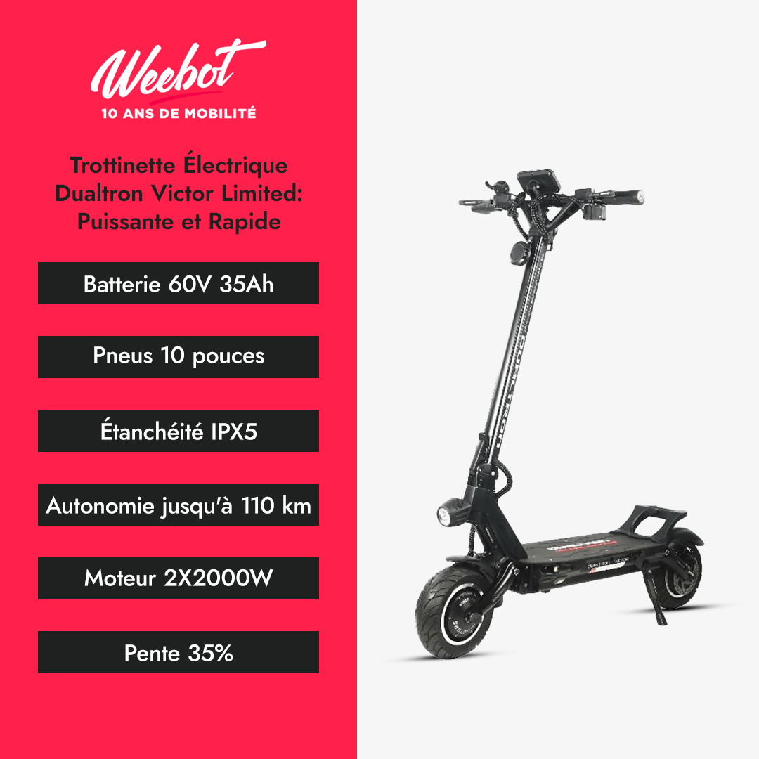 Trottinette Électrique Dualtron Victor Limited