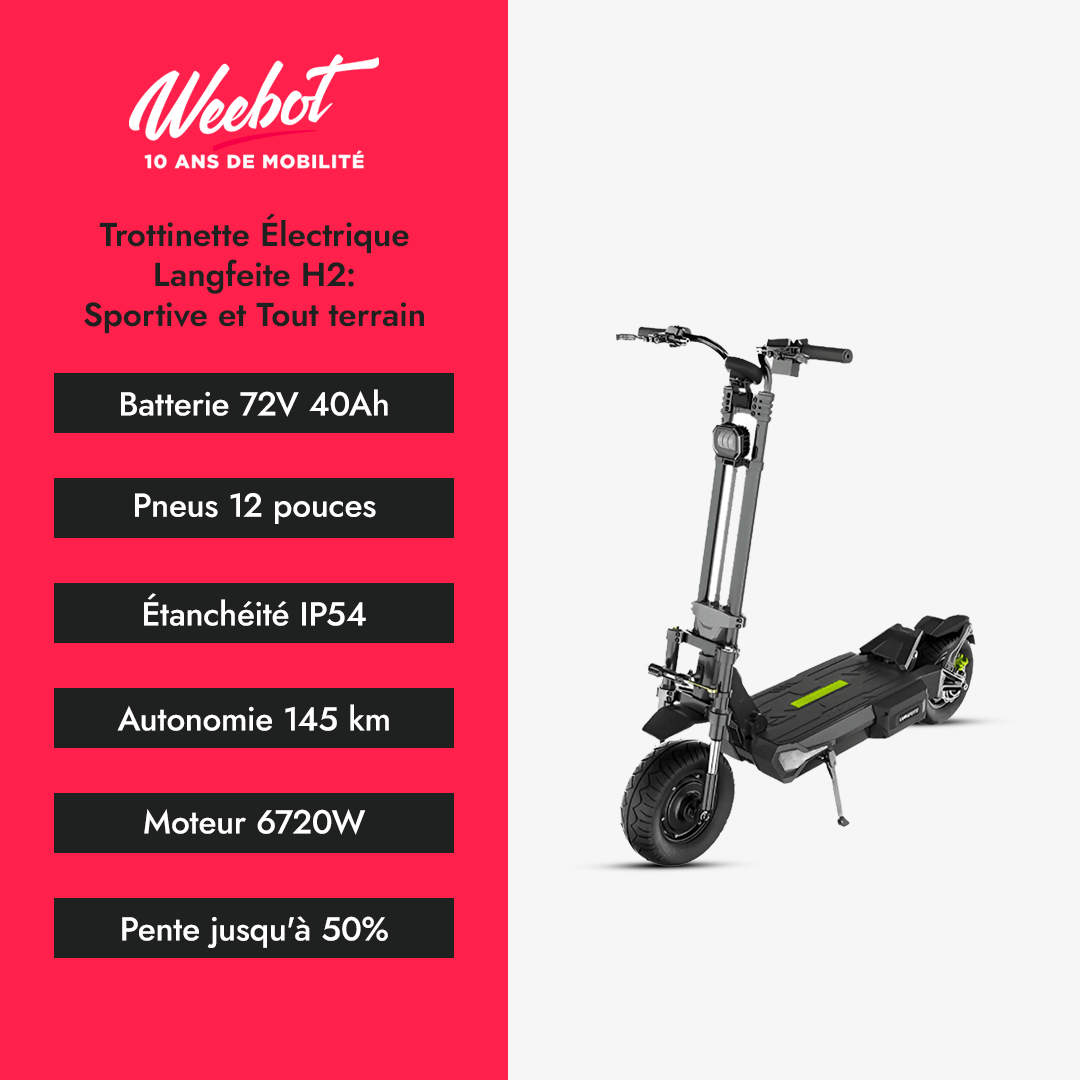 Trottinette Électrique Langfeite H2