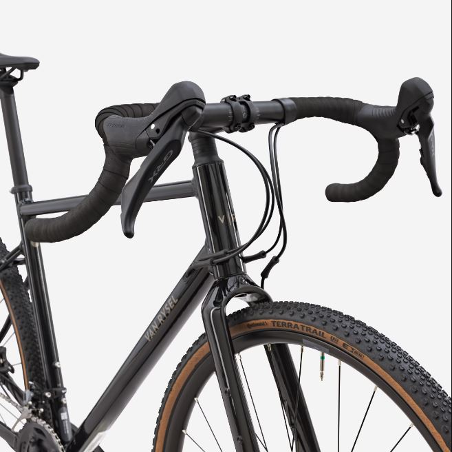 VAN RYSEL-Vélo gravel Shimano GRX 2x12v GRVL AF noir