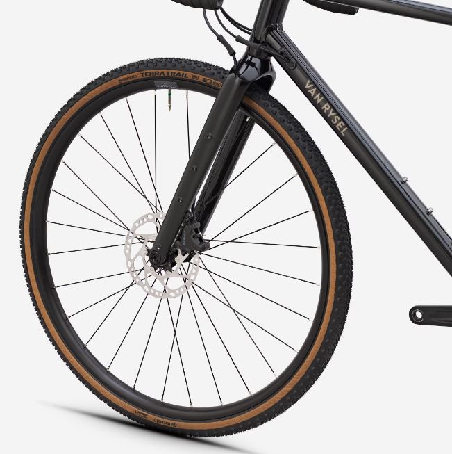 VAN RYSEL-Vélo gravel Shimano GRX 2x12v GRVL AF noir
