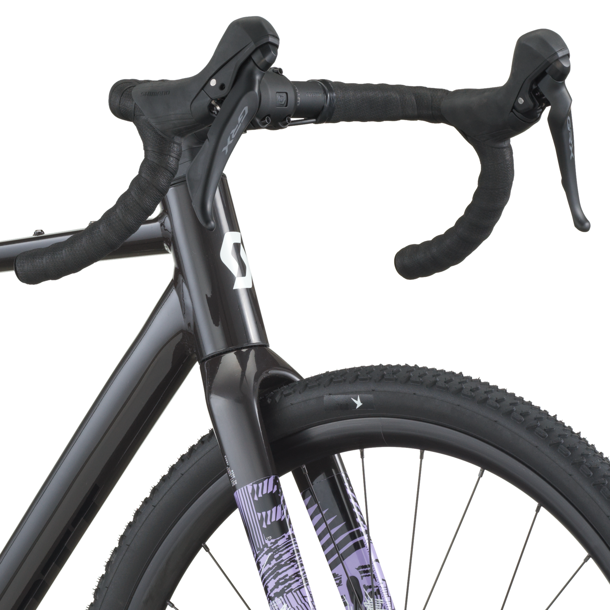 Scott Speedster Gravel 10 carbone noir/tulipe pourpre