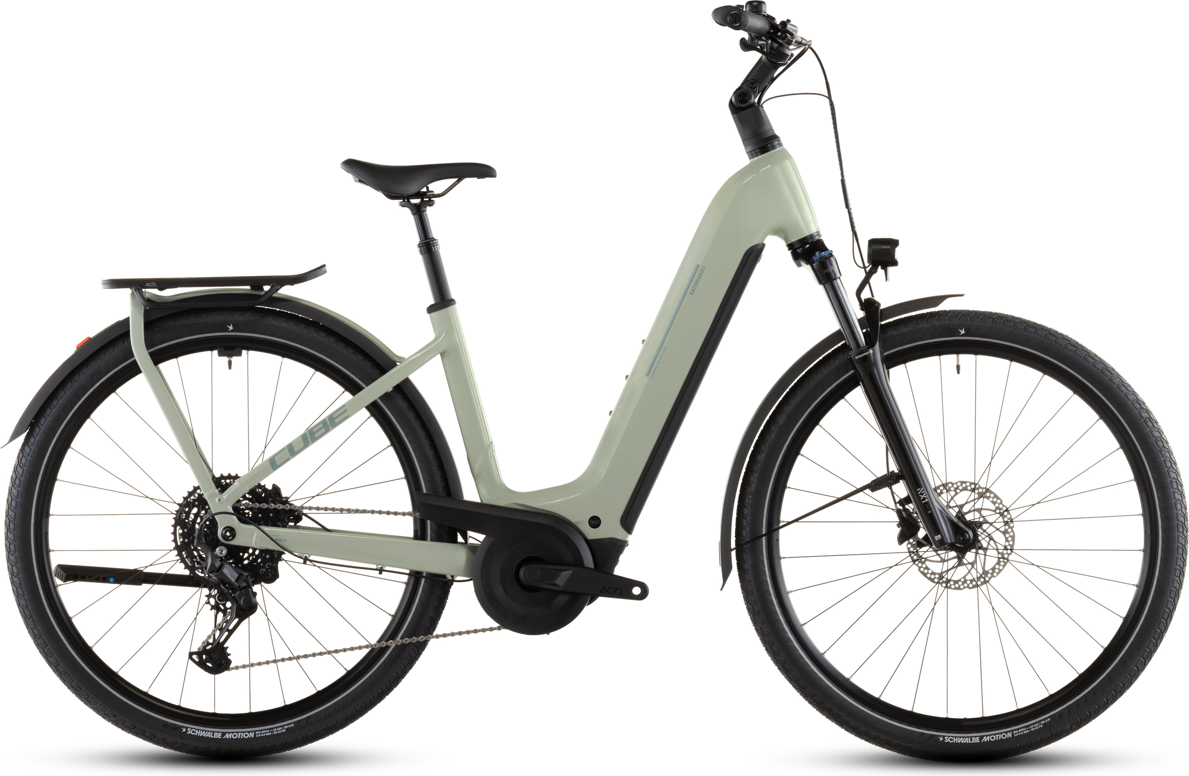 Cube Kathmandu Hybrid ONE 800 Easy Entry vert pois (2026)