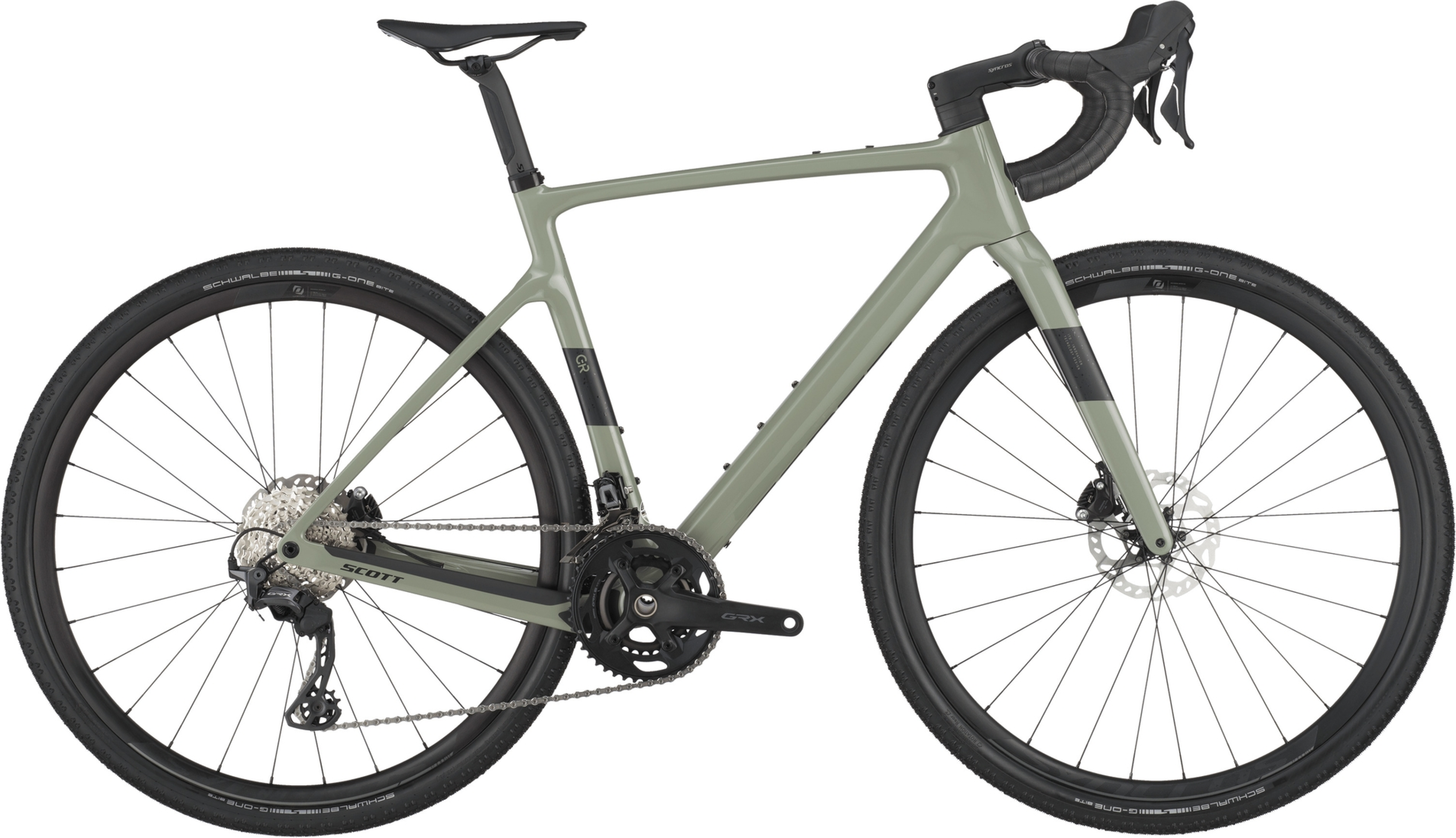 Scott Addict Gravel 50 vert sous-bois (2025)