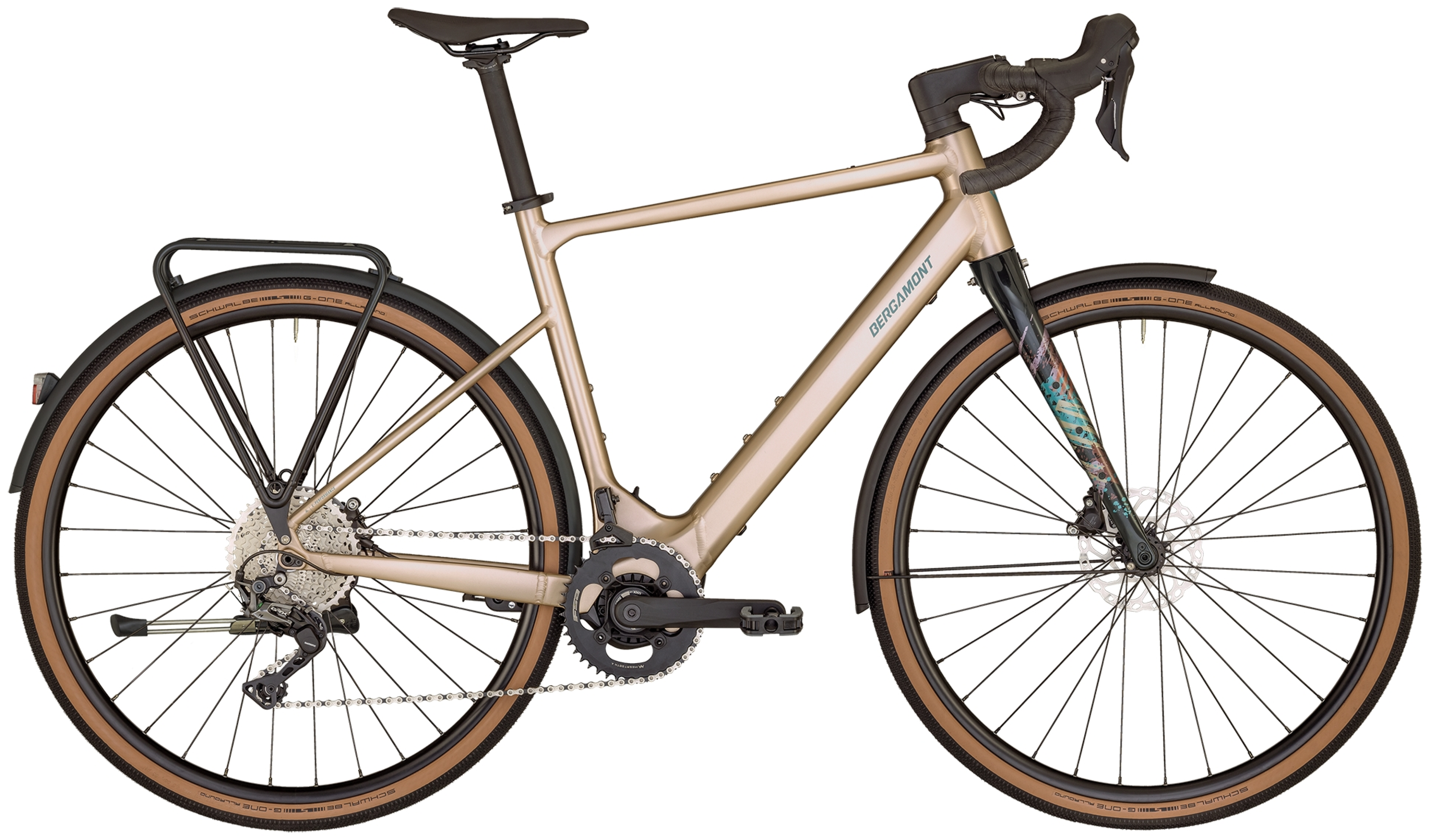 Bergamont E-Grandurance RD 8 Diamant 360 Femme,Homme mat beige floconneux
