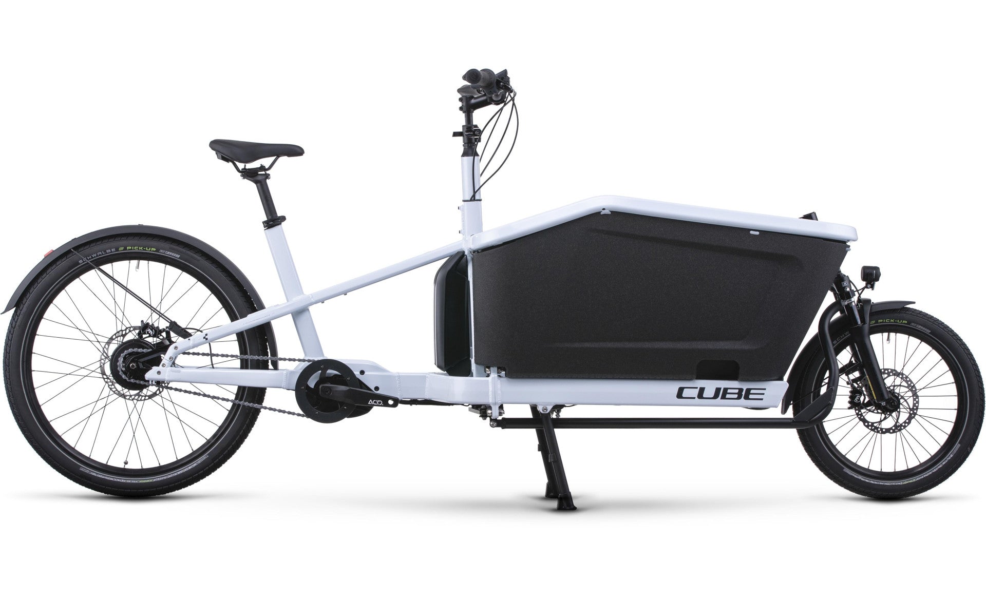 Vélo Cargo électrique - CUBE HYBRID 500 BLANC
