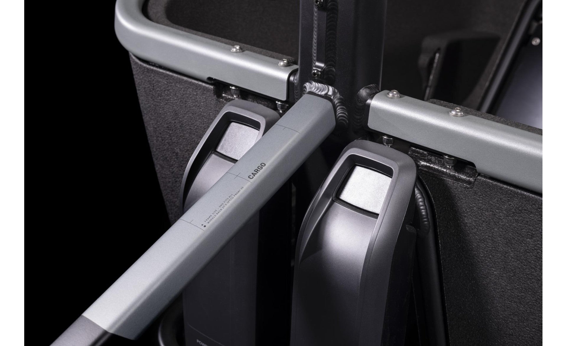 Vélo Cargo électrique - CUBE HYBRID DUAL 1000 NOIR