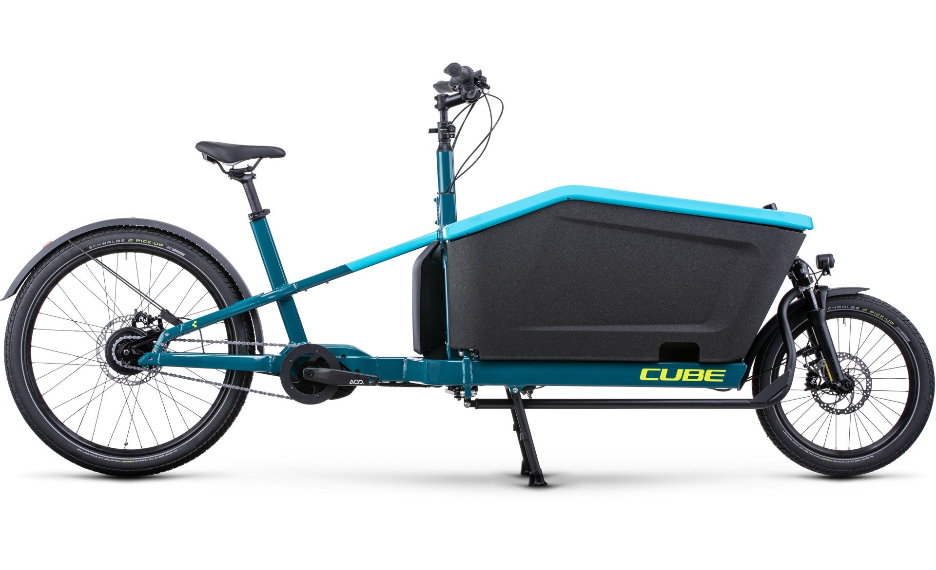 Vélo Cargo électrique - CUBE HYBRID DUAL 1000 BLEU