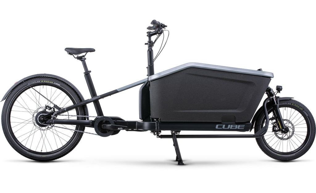 Vélo Cargo électrique - CUBE HYBRID DUAL 1000 NOIR