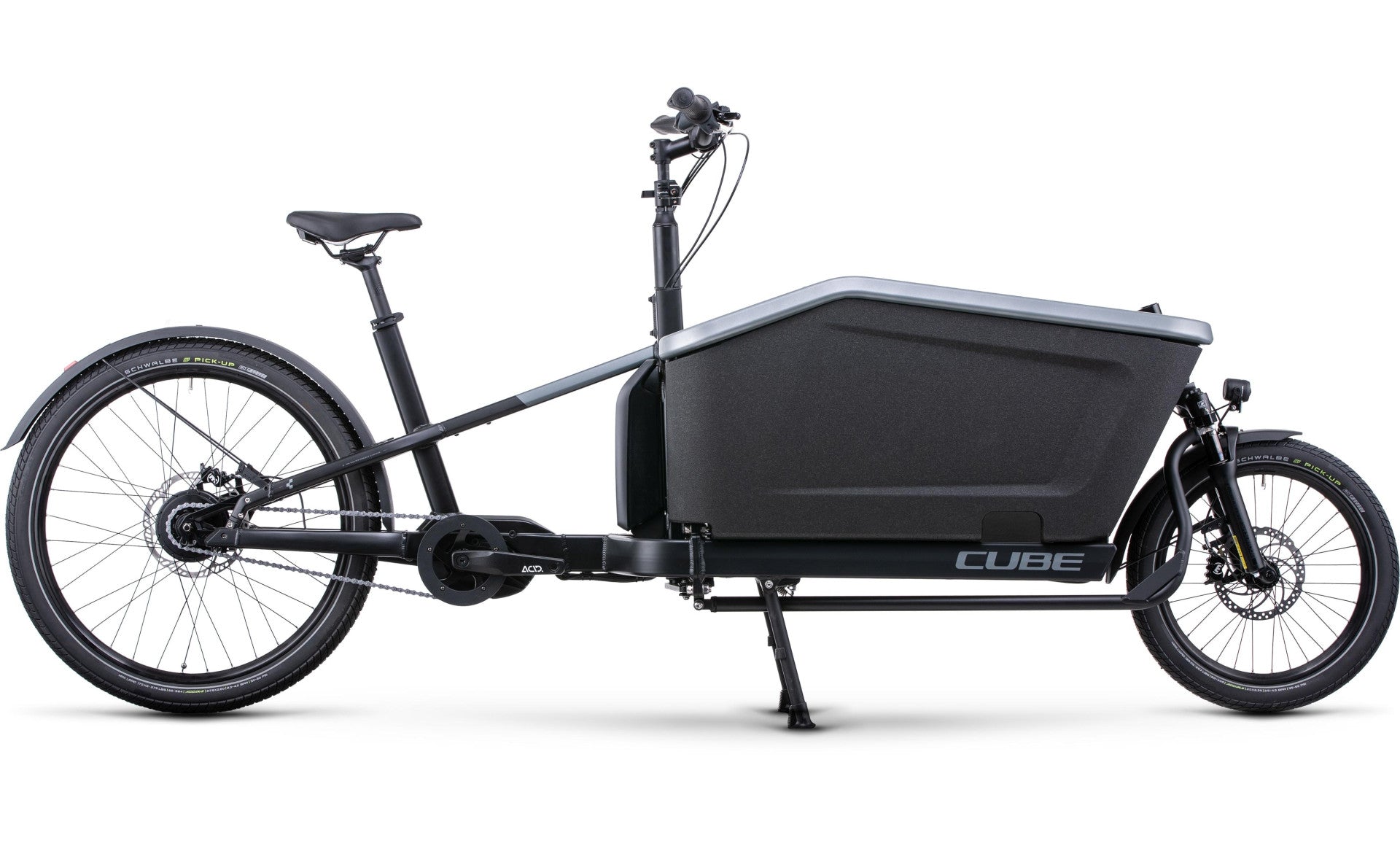 Vélo Cargo électrique - CUBE HYBRID DUAL 1000 NOIR