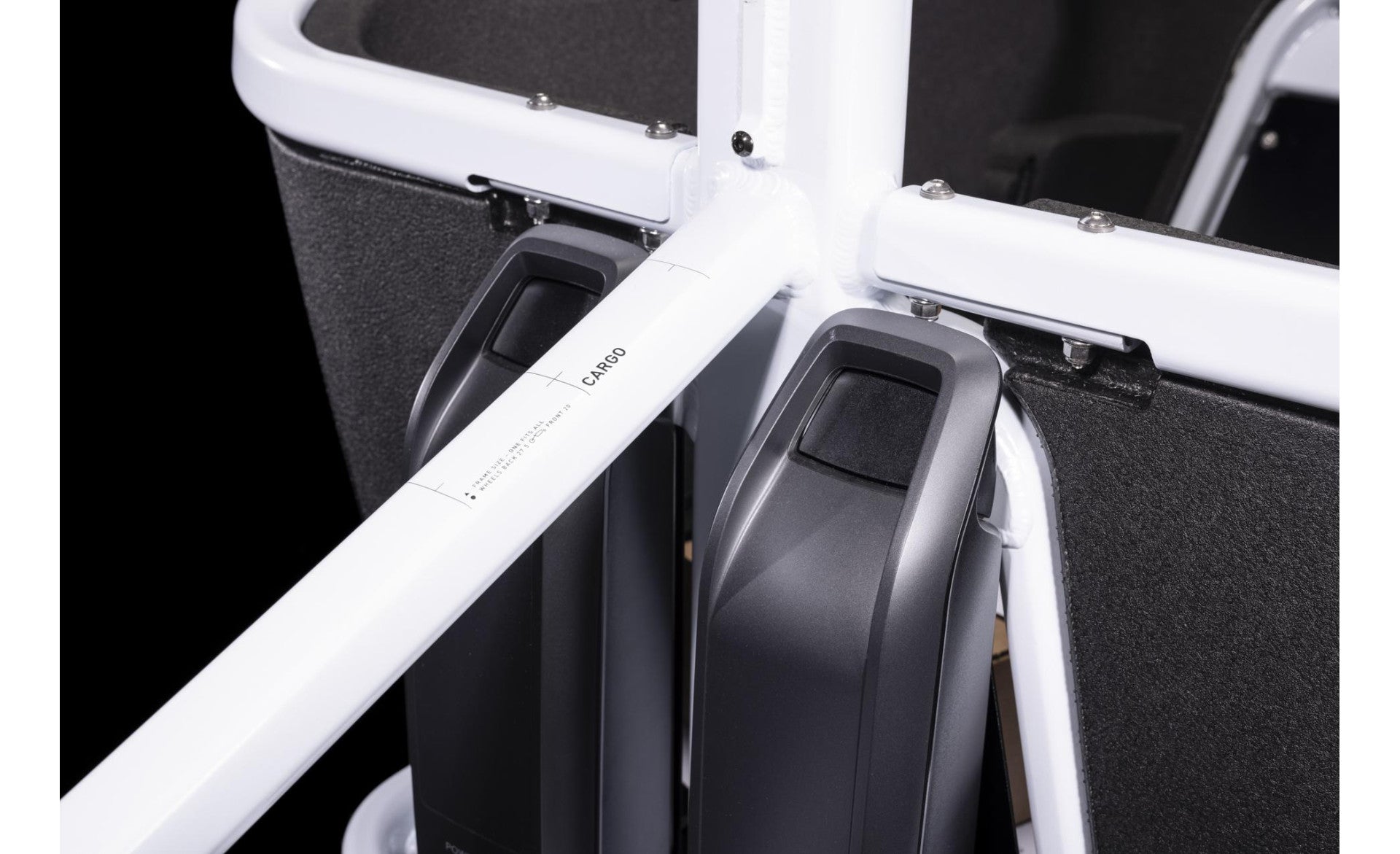 Vélo Cargo électrique - CUBE HYBRID DUAL 1000 BLANC