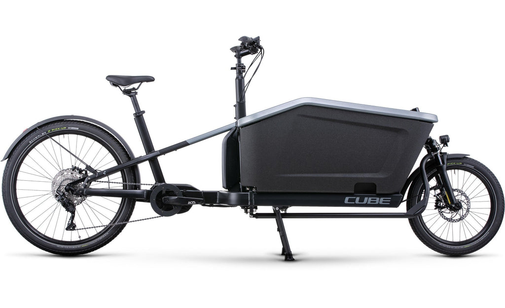 Vélo Cargo électrique - CUBE HYBRID SPORT DUAL 1000 NOIR