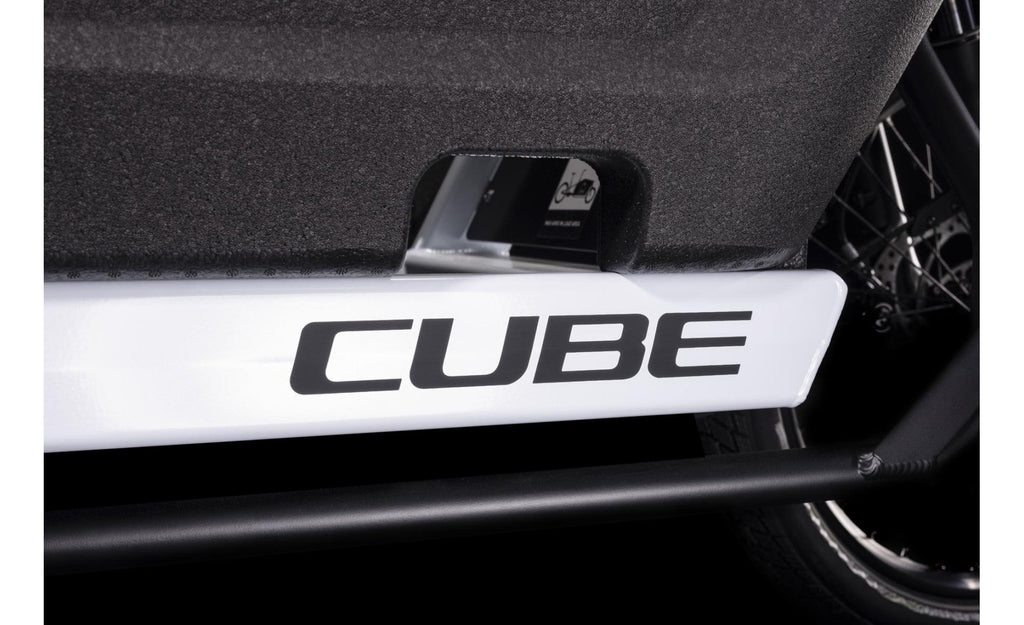 Vélo Cargo électrique - CUBE HYBRID 500 BLANC