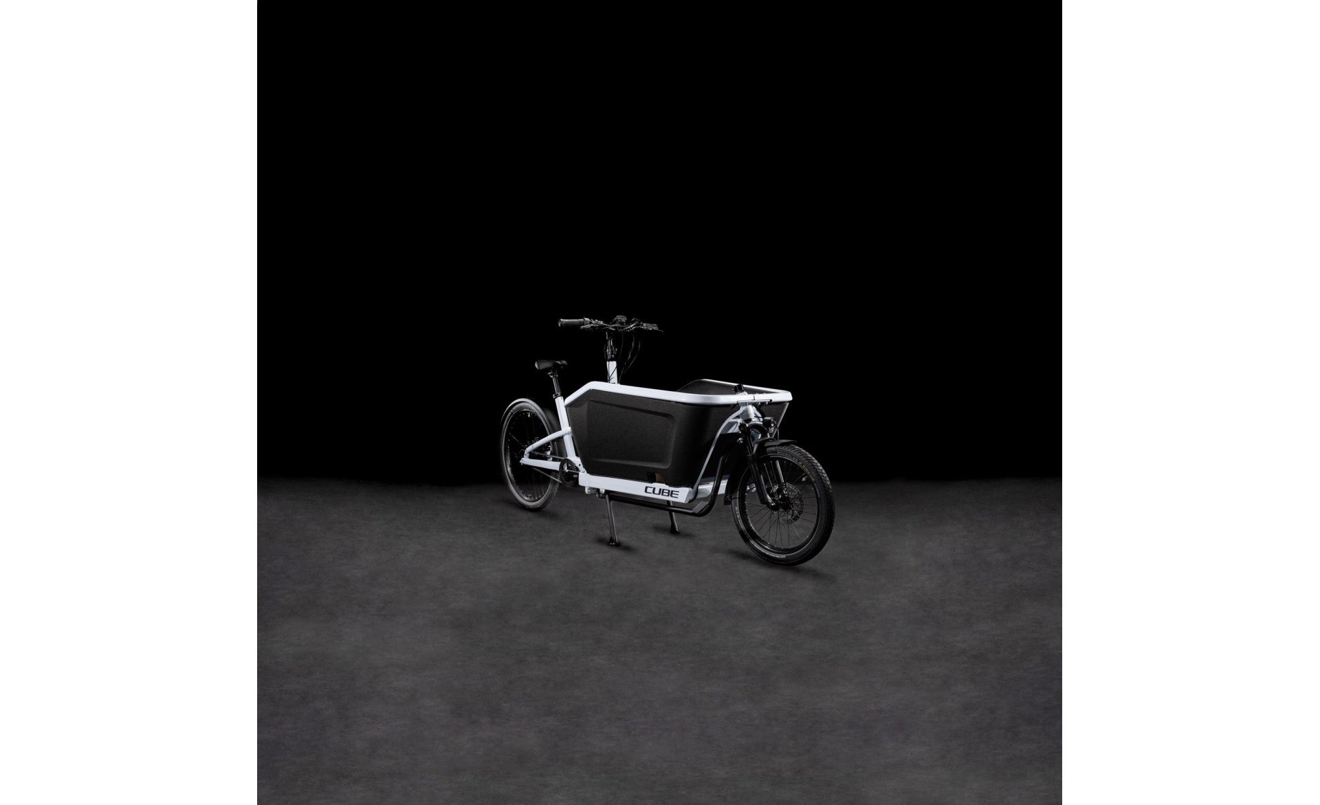 Vélo Cargo électrique - CUBE HYBRID 500 BLANC