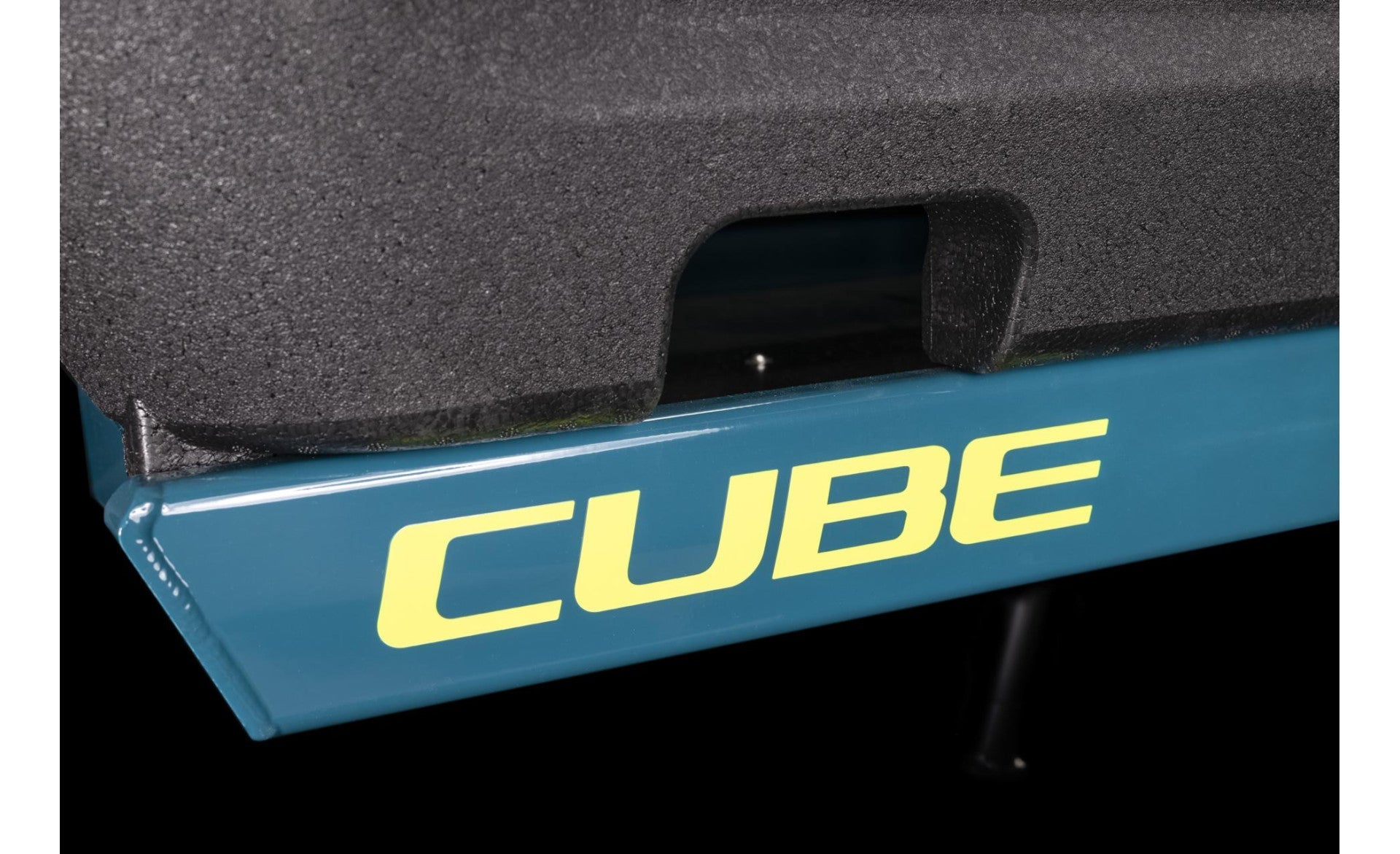 Vélo Cargo électrique - CUBE HYBRID DUAL 1000 BLEU