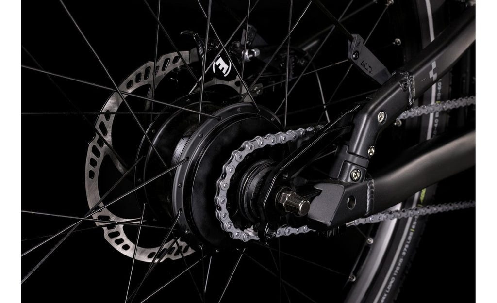 Vélo Cargo électrique - CUBE HYBRID DUAL 1000 NOIR