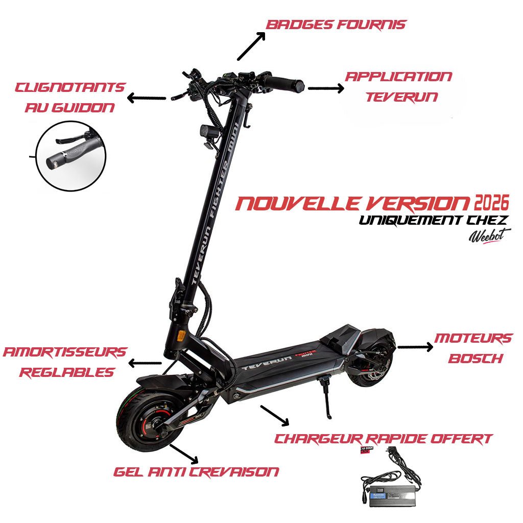 Trottinette Electrique Teverun Fighter Mini V4
