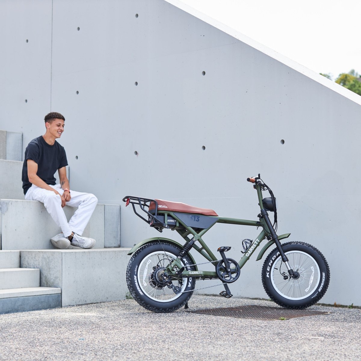 Fatbike Électrique Biplace Cargo Garrett Miller Z