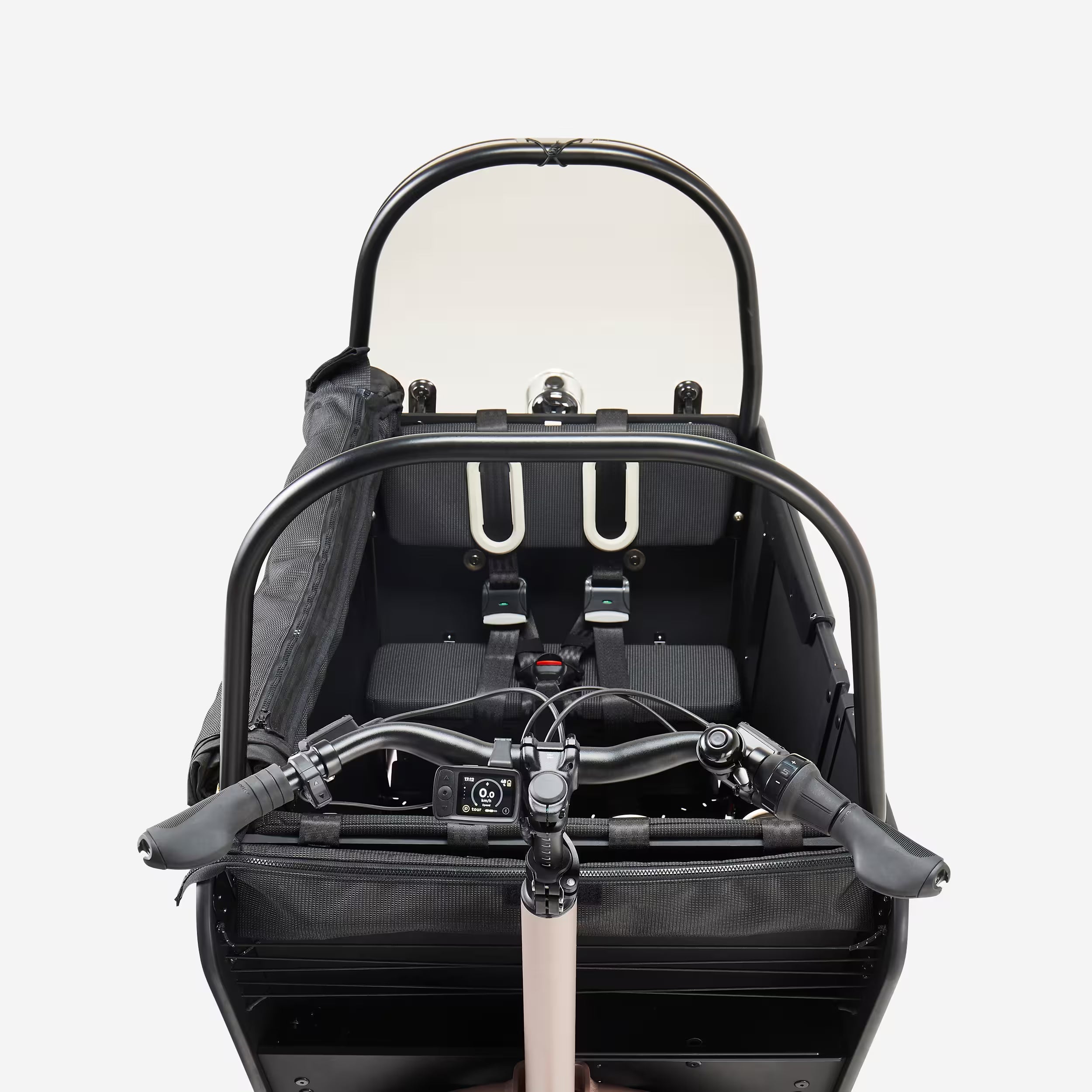 Velo cargo B'TWIN electrique biporteur famille f900e Mobilité urbaine