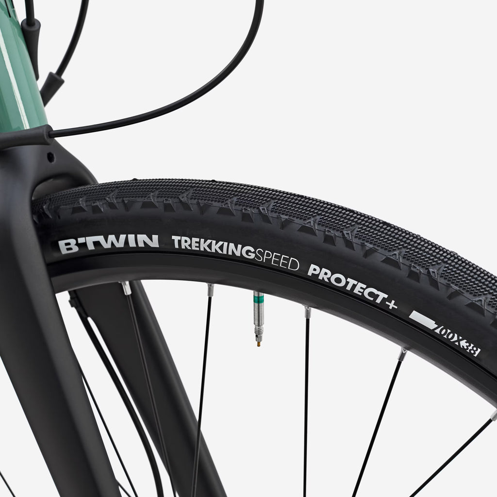 VAN RYSEL Vélo gravel Microshift Acolyte 1x8v, GRVL AF DISCOVER vert