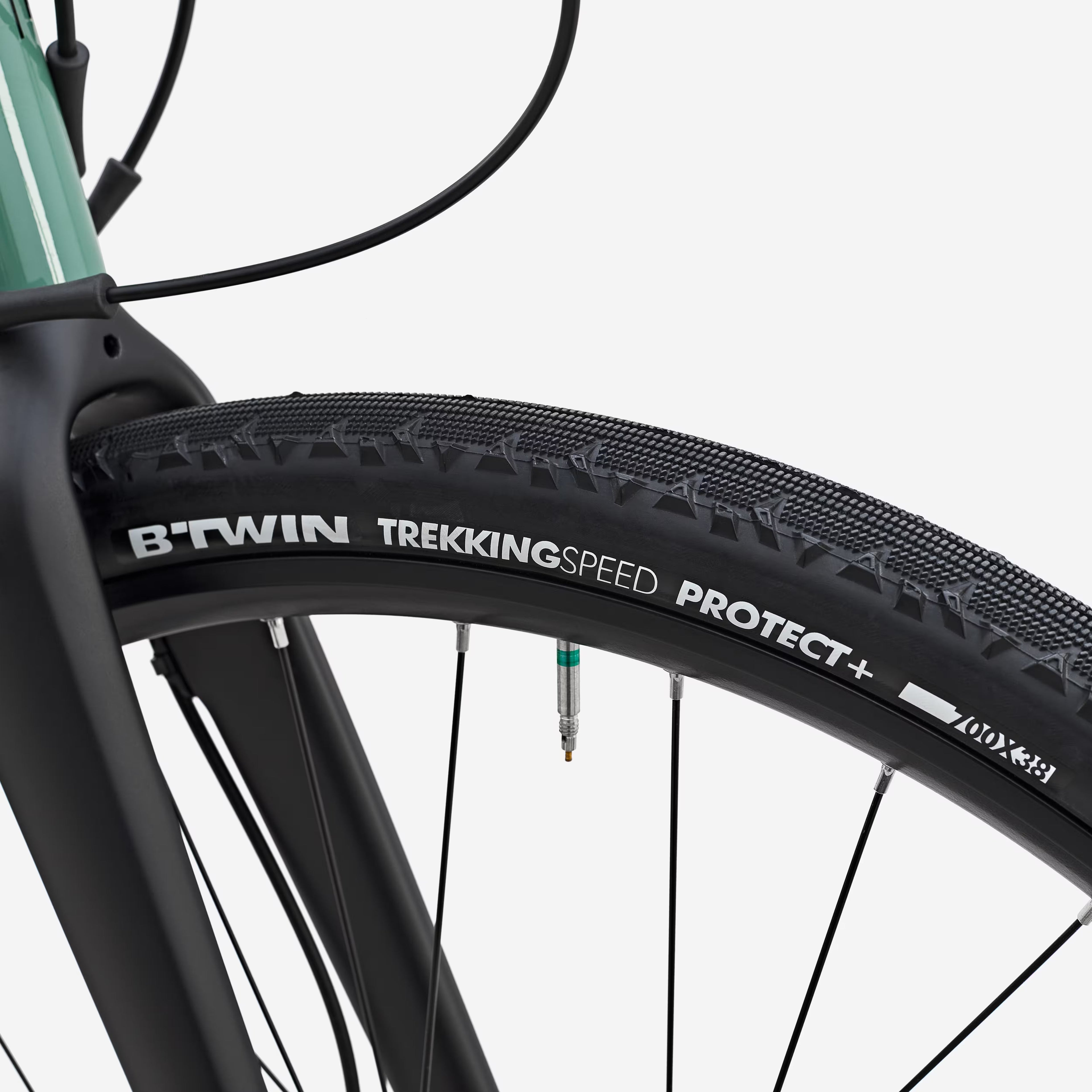 VAN RYSEL Vélo gravel Microshift Acolyte 1x8v, GRVL AF DISCOVER vert