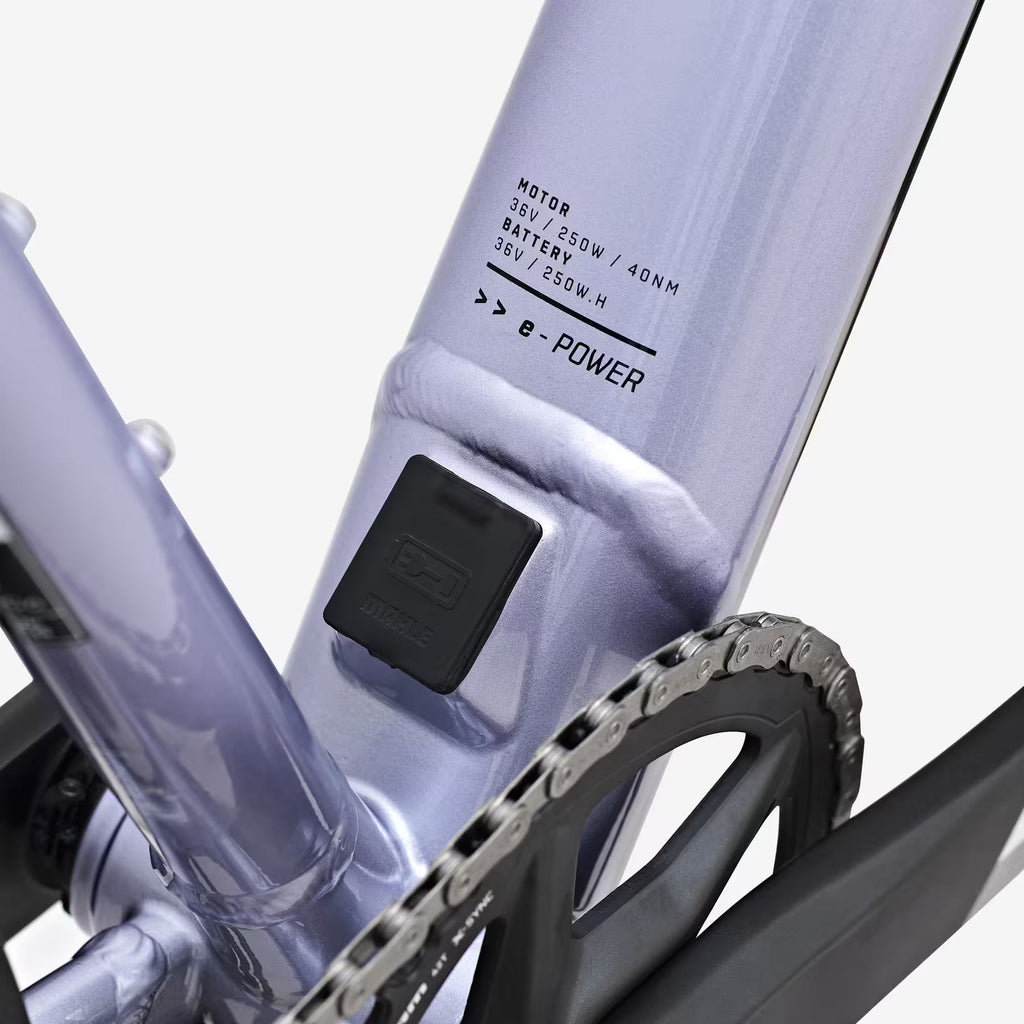Vélo de route électrique VAN RYSEL SRAM Apex AXS 1x12v, E-EDR AF lila