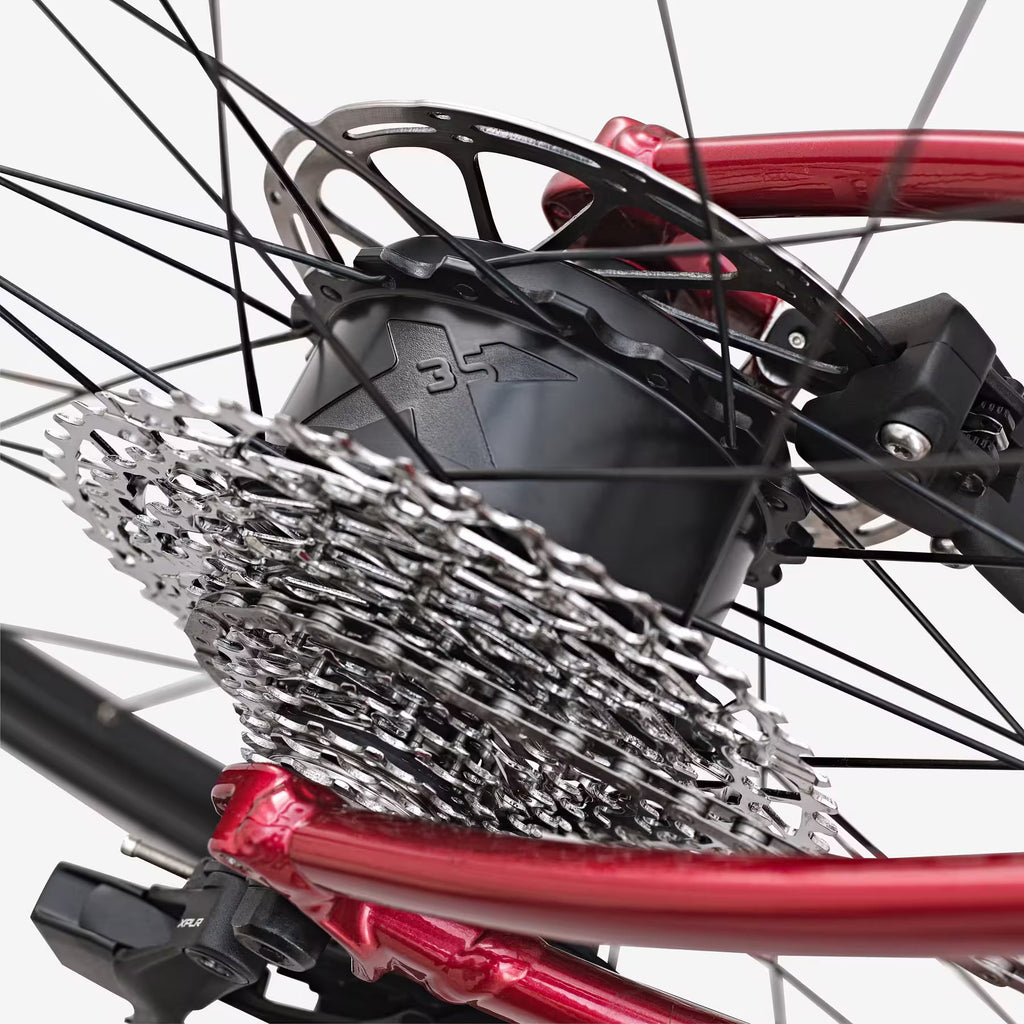 Vélo de route électrique SRAM Apex AXS 1x12v, E-EDR AF rouge