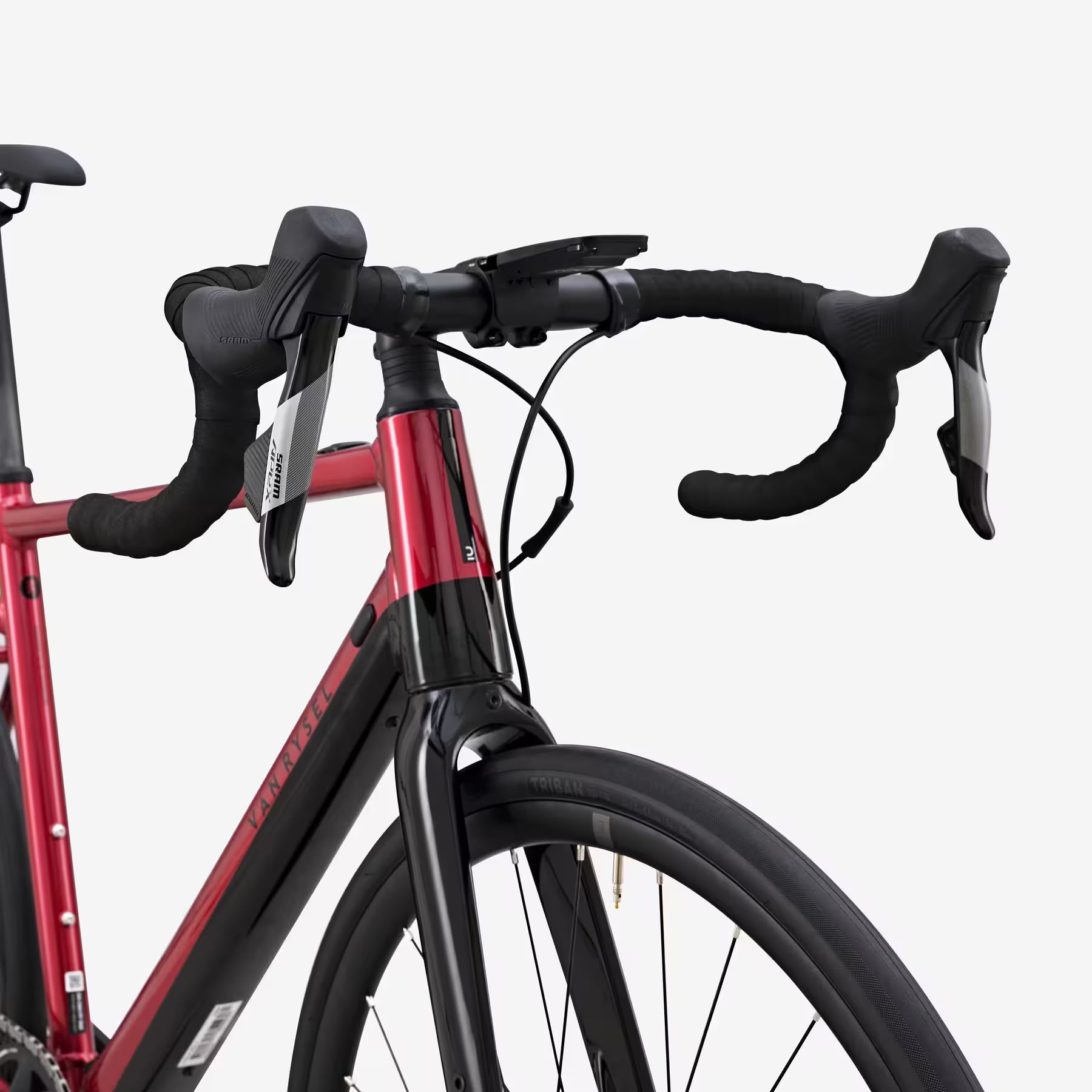 Vélo de route électrique SRAM Apex AXS 1x12v, E-EDR AF rouge