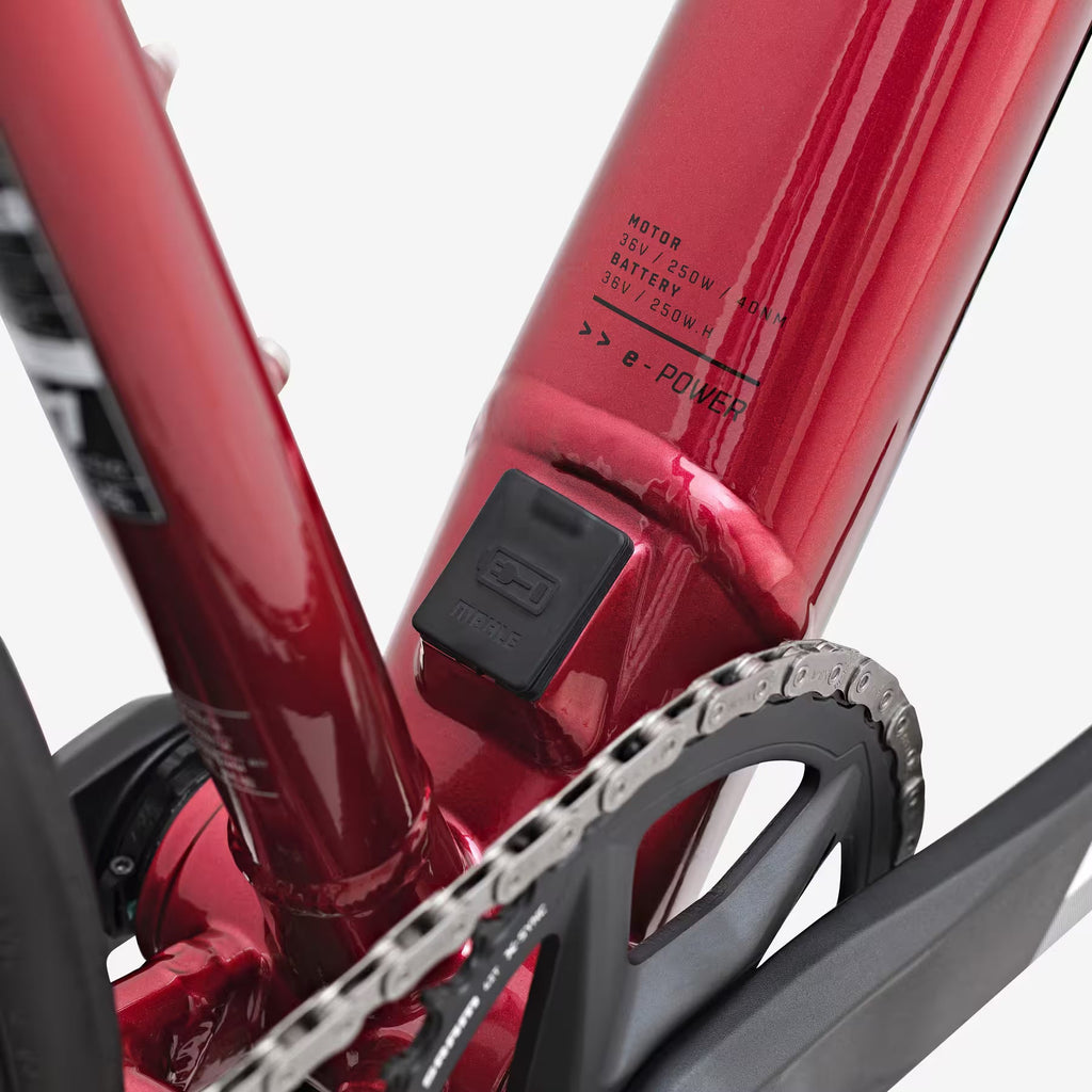 Vélo de route électrique SRAM Apex AXS 1x12v, E-EDR AF rouge