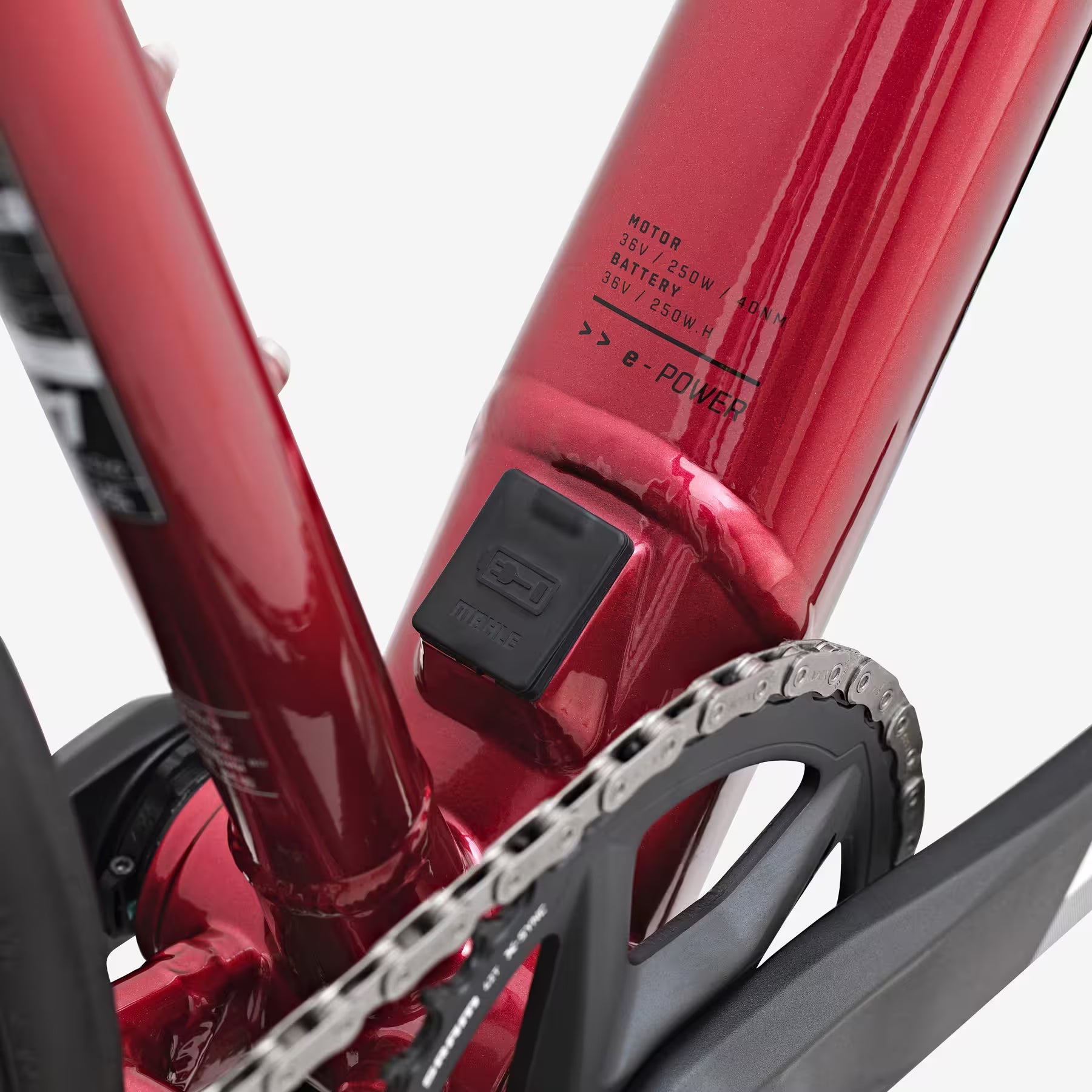 Vélo de route électrique SRAM Apex AXS 1x12v, E-EDR AF rouge