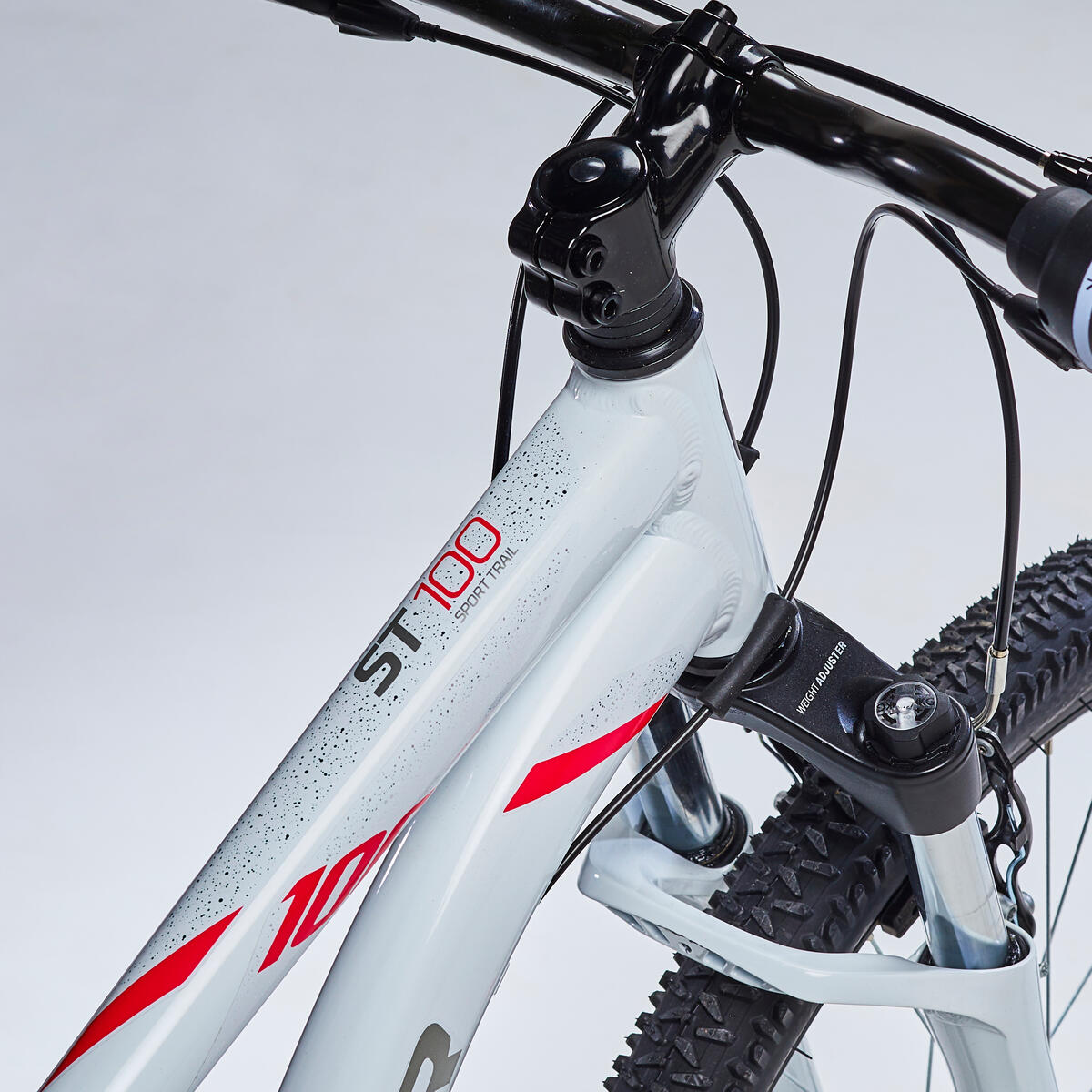 ROCKRIDER VÉLO VTT ST 100 FEMME BLANC ROSE 27,5