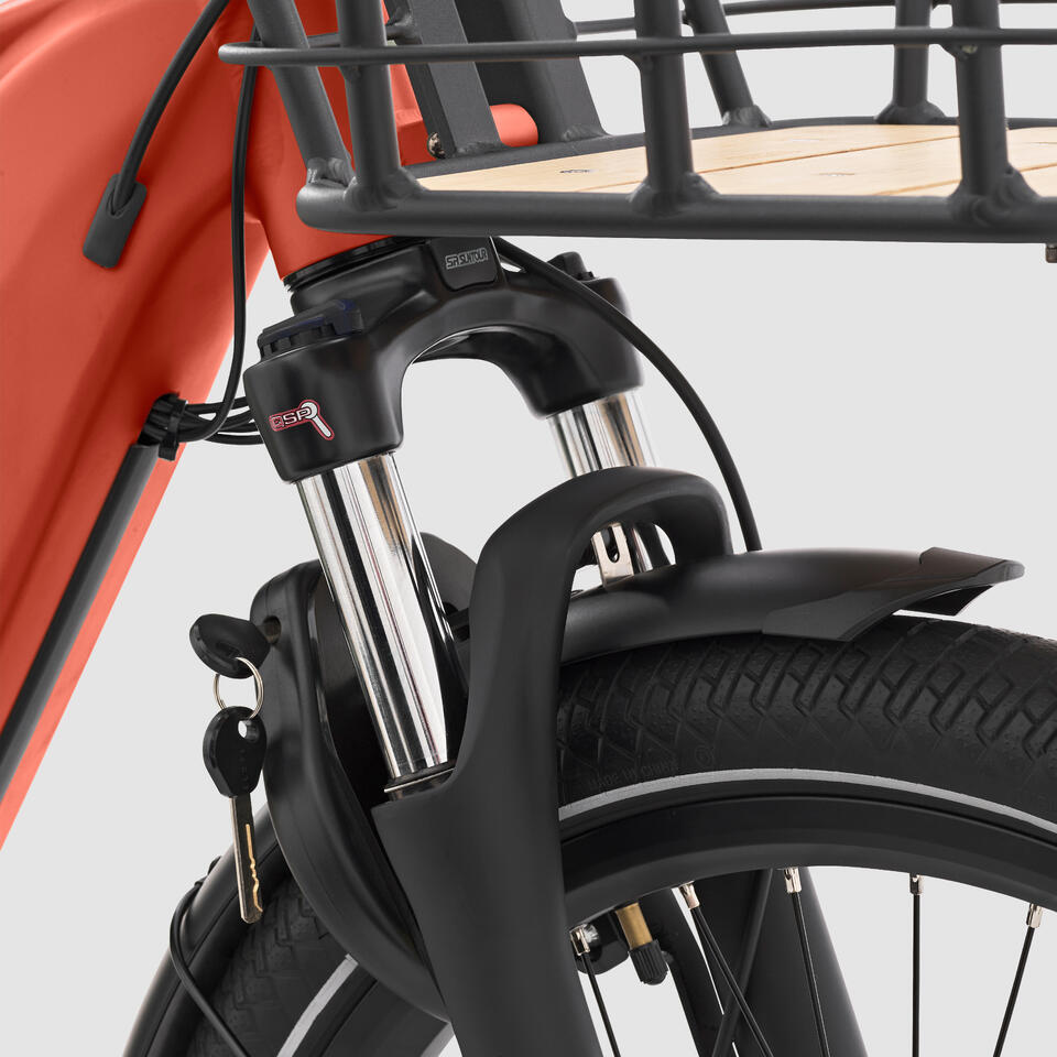 VÉLO CARGO DECATHLON R500E